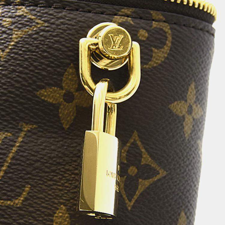 Pre Owned Louis Vuitton Brown Canvas Monogram Reverse Vanity PM Handbag
