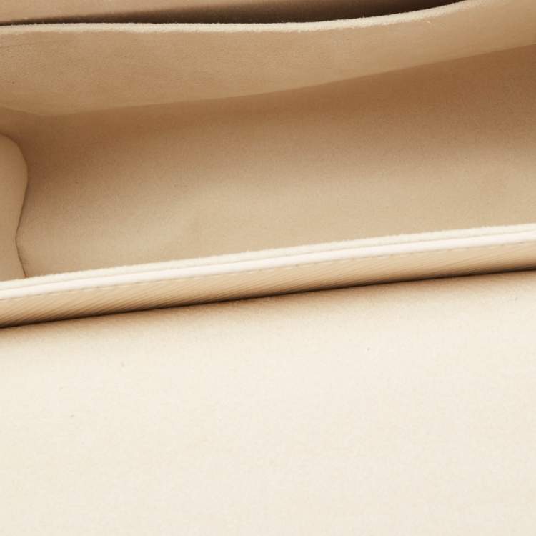 مملوكة مسبقًا Louis Vuitton Cream Epi Leather Twist MM Bag