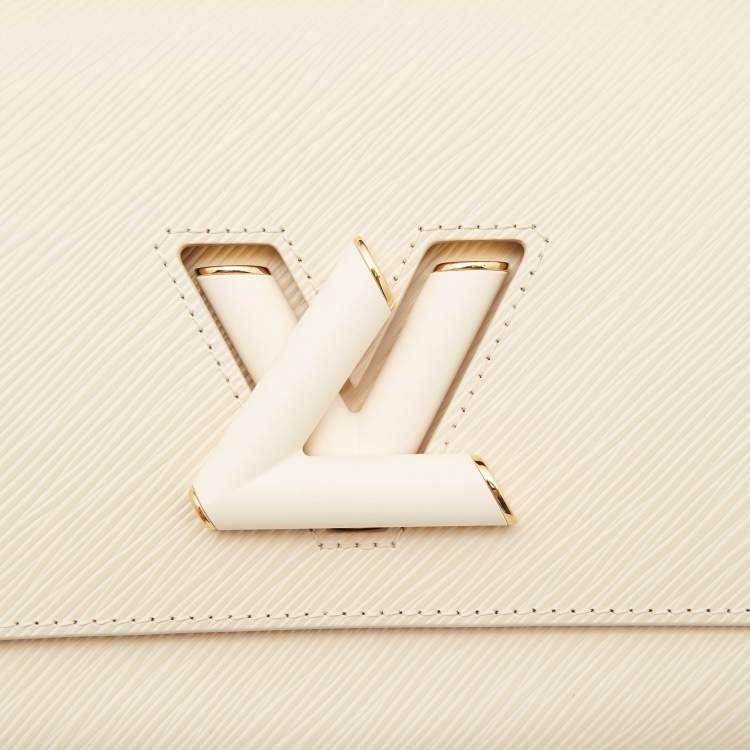 مملوكة مسبقًا Louis Vuitton Cream Epi Leather Twist MM Bag