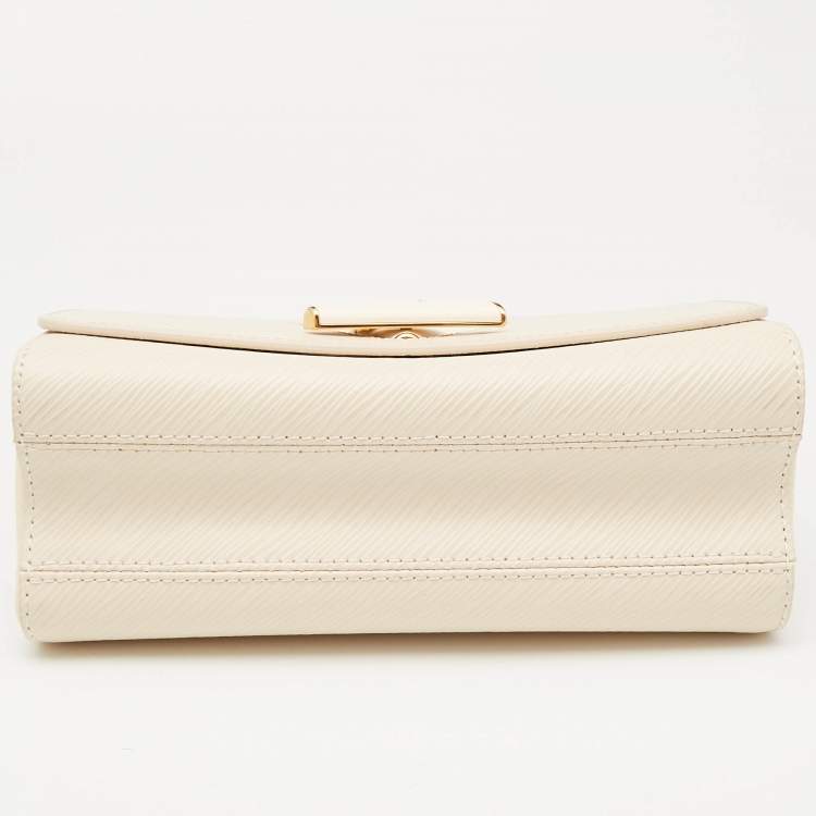 مملوكة مسبقًا Louis Vuitton Cream Epi Leather Twist MM Bag