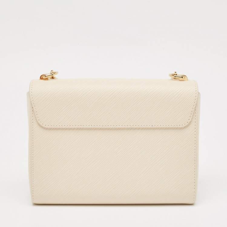 مملوكة مسبقًا Louis Vuitton Cream Epi Leather Twist MM Bag