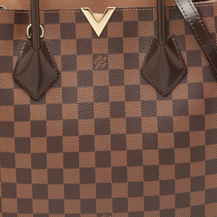 Pre Owned Louis Vuitton Damier Ebene Canvas Kensington V Bag