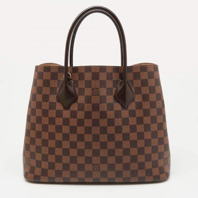 Pre Owned Louis Vuitton Damier Ebene Canvas Kensington V Bag