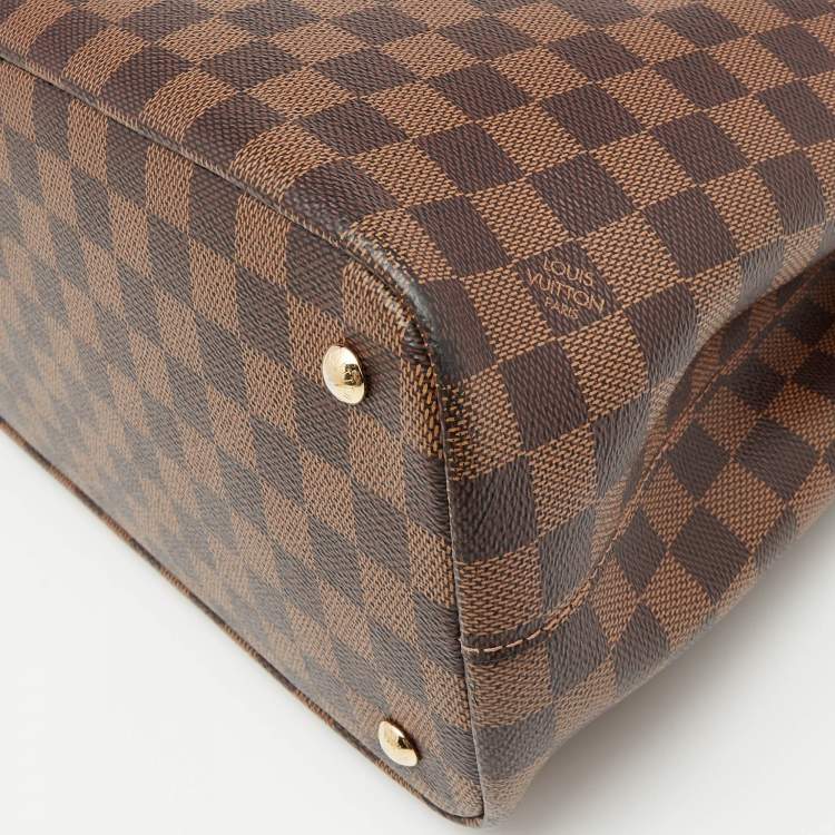 Pre Owned Louis Vuitton Damier Ebene Canvas Kensington V Bag