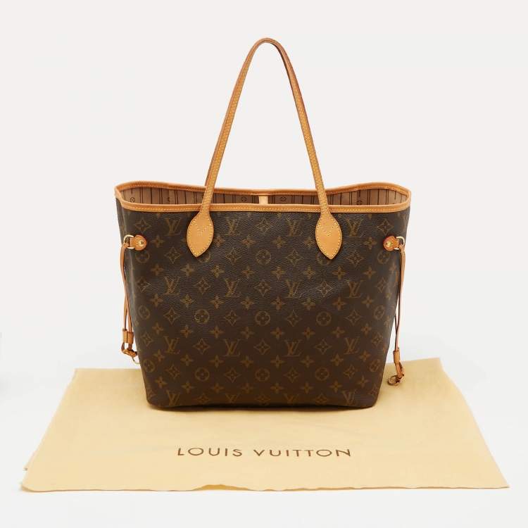 Pre Owned Louis Vuitton Monogram Canvas Neverfull MM Bag
