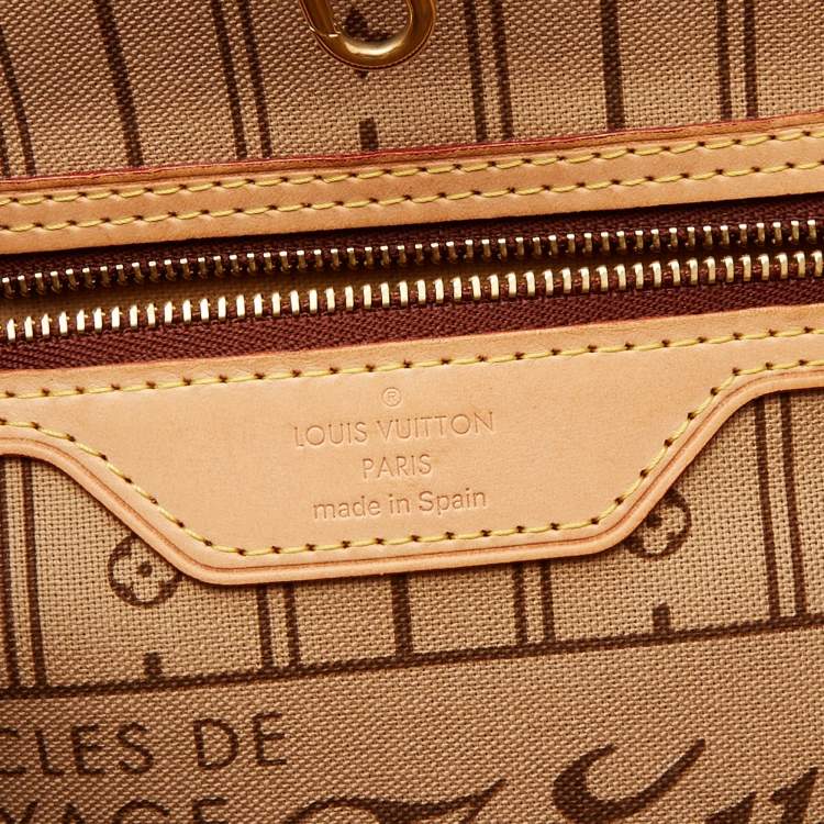 Pre Owned Louis Vuitton Monogram Canvas Neverfull MM Bag