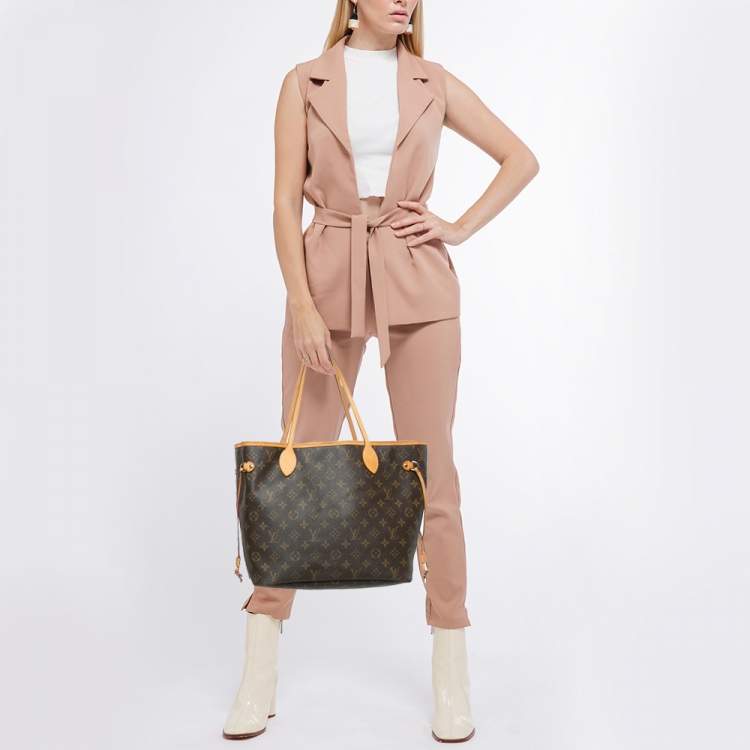 Pre Owned Louis Vuitton Monogram Canvas Neverfull MM Bag