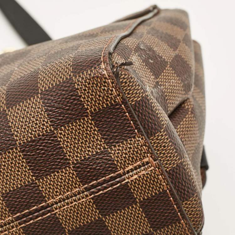 Pre Owned Louis Vuitton Bordeaux Damier Ebene Canvas Vavin PM Bag