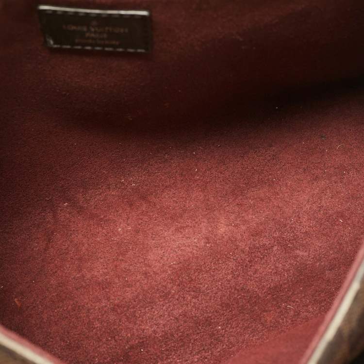 Pre Owned Louis Vuitton Bordeaux Damier Ebene Canvas Vavin PM Bag
