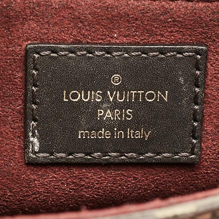 Pre Owned Louis Vuitton Bordeaux Damier Ebene Canvas Vavin PM Bag