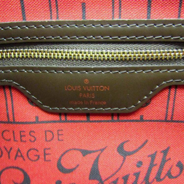 Pre Owned Louis Vuitton Damier Neverfull Pm Tote Bag Ebene