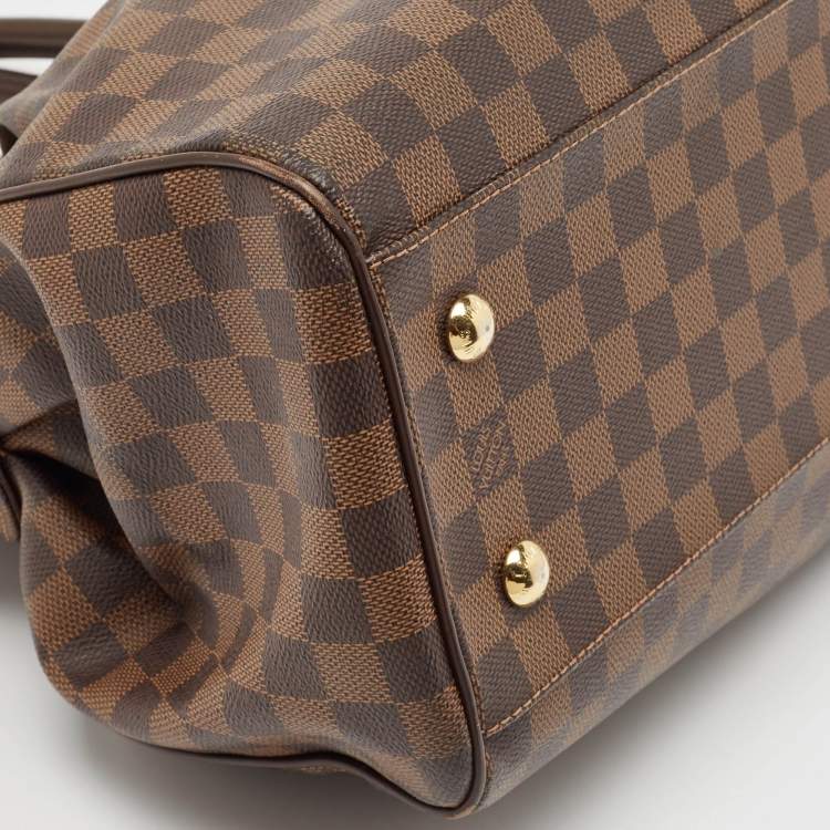Pre Owned Louis Vuitton Damier Ebene Canvas Trevi GM Bag