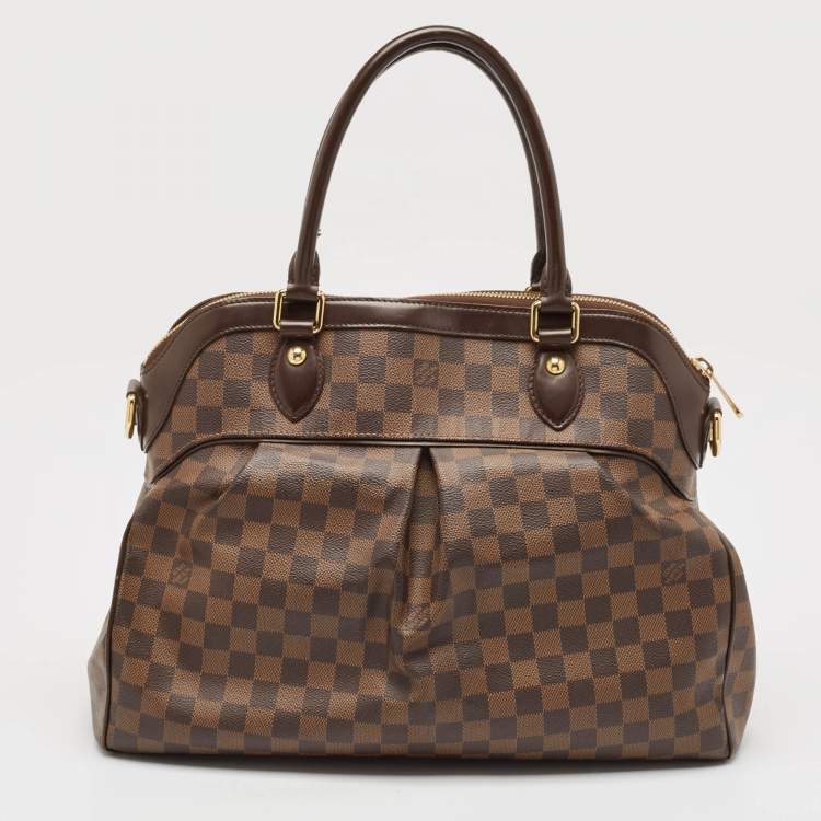 Pre Owned Louis Vuitton Damier Ebene Canvas Trevi GM Bag