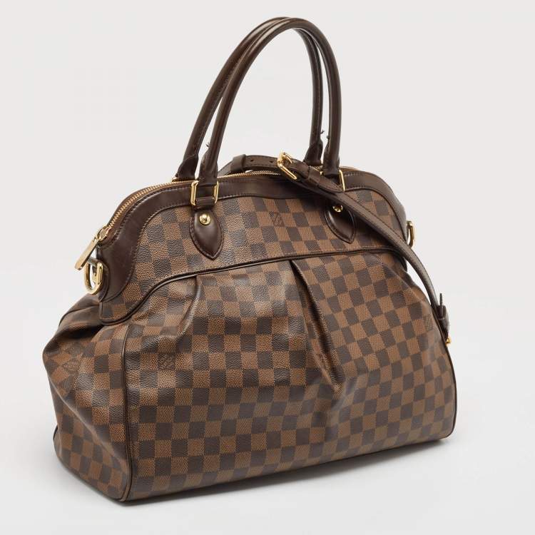 Pre Owned Louis Vuitton Damier Ebene Canvas Trevi GM Bag