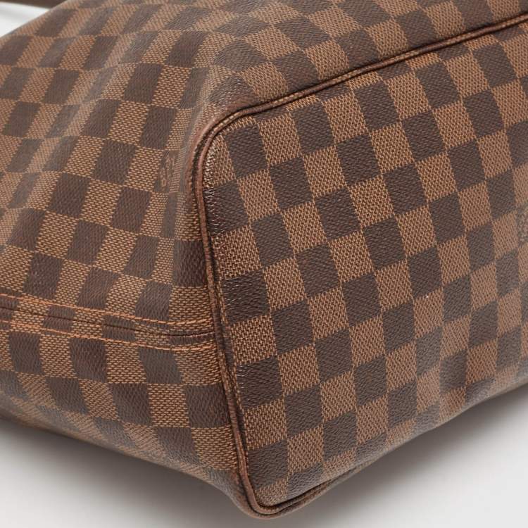 Pre Owned Louis Vuitton Damier Ebene Canvas Neverfull MM Bag