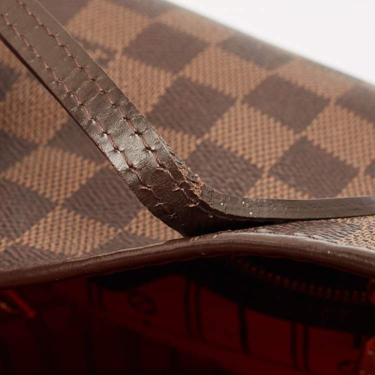 Pre Owned Louis Vuitton Damier Ebene Canvas Neverfull MM Bag