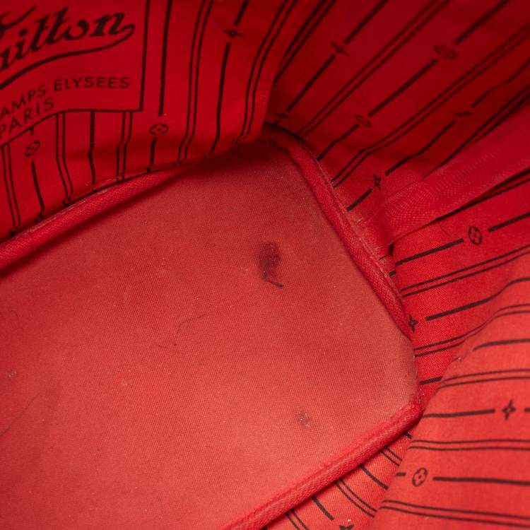 Pre Owned Louis Vuitton Damier Ebene Canvas Neverfull MM Bag