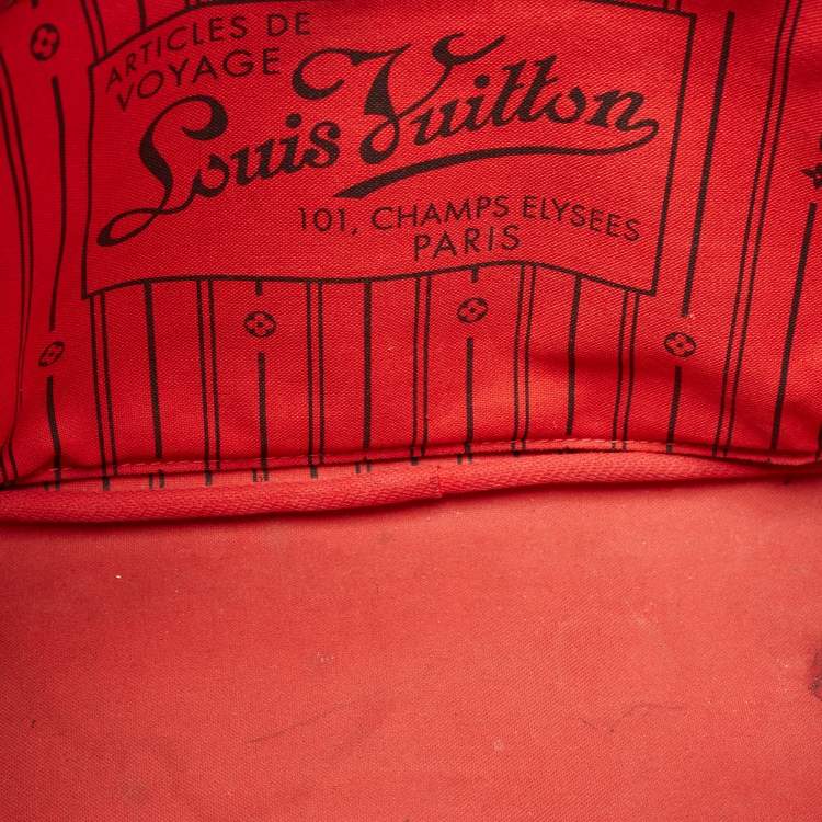 Pre Owned Louis Vuitton Damier Ebene Canvas Neverfull MM Bag