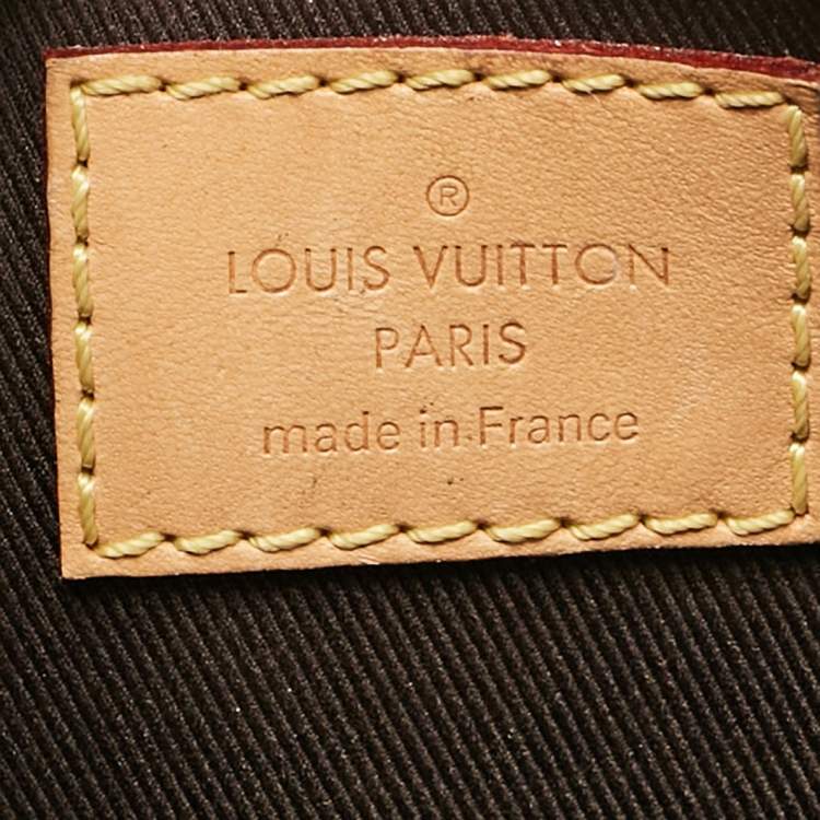 Pre Owned Louis Vuitton Amarante Monogram Vernis Alma BB Bag