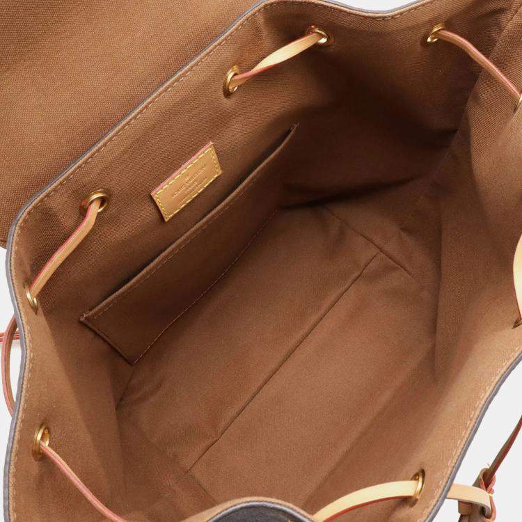 Pre Owned Louis Vuitton Brown Monogram Montsouris NM PM Rucksack Backpack