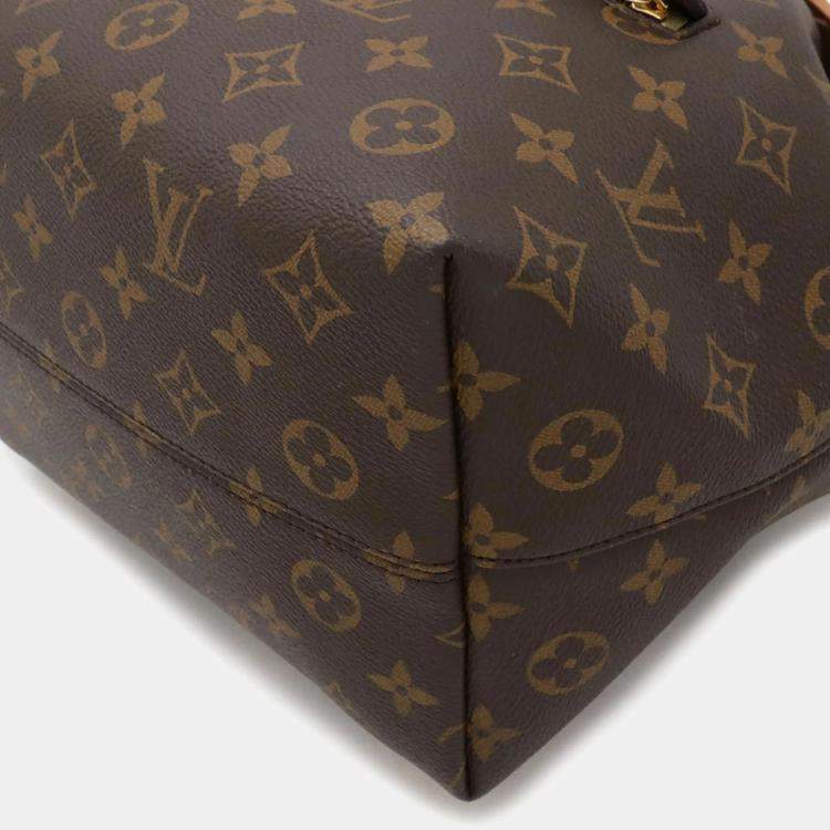 Pre Owned Louis Vuitton Brown Monogram Montsouris NM PM Rucksack Backpack