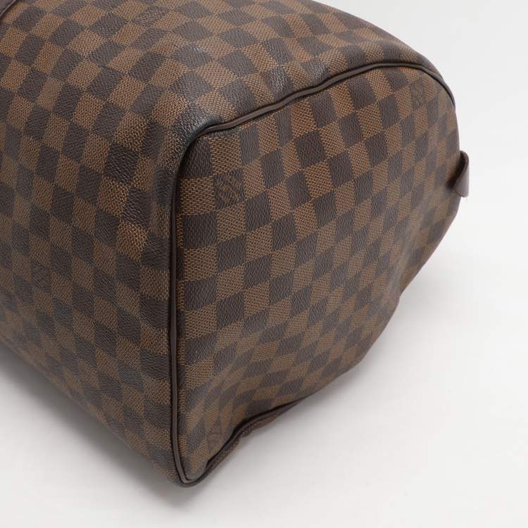 Pre Owned Louis Vuitton Damier Ebene Canvas Keepall 50 Bag