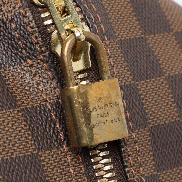 Pre Owned Louis Vuitton Damier Ebene Canvas Keepall 50 Bag
