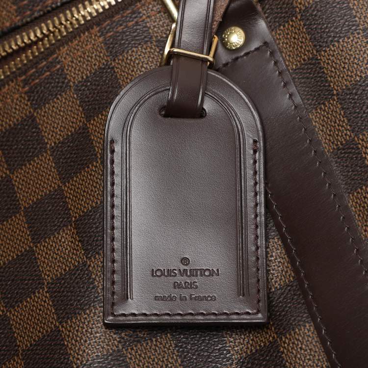 Pre Owned Louis Vuitton Damier Ebene Canvas Keepall 50 Bag