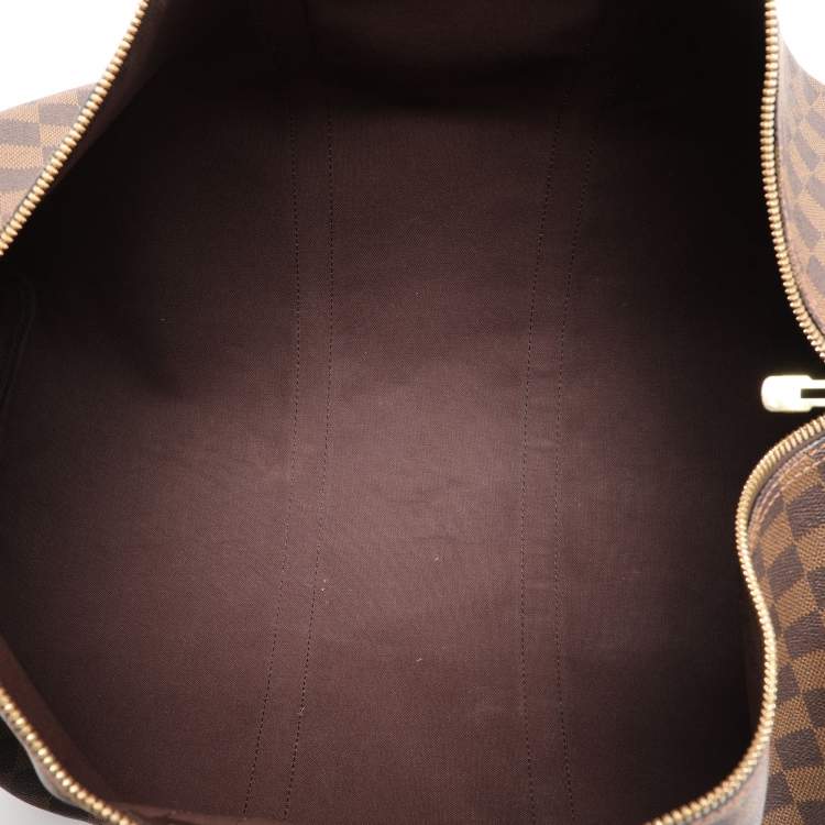 Pre Owned Louis Vuitton Damier Ebene Canvas Keepall 50 Bag
