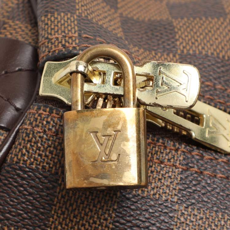 Pre Owned Louis Vuitton Damier Ebene Canvas Keepall 50 Bag