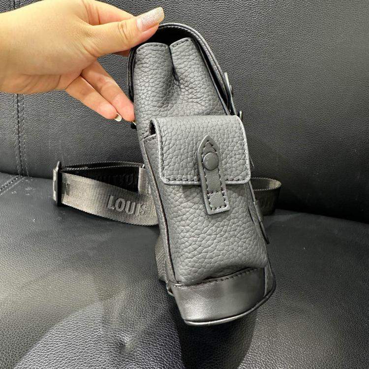 Pre Owned Louis Vuitton Black Leather XS Christopher Backpack