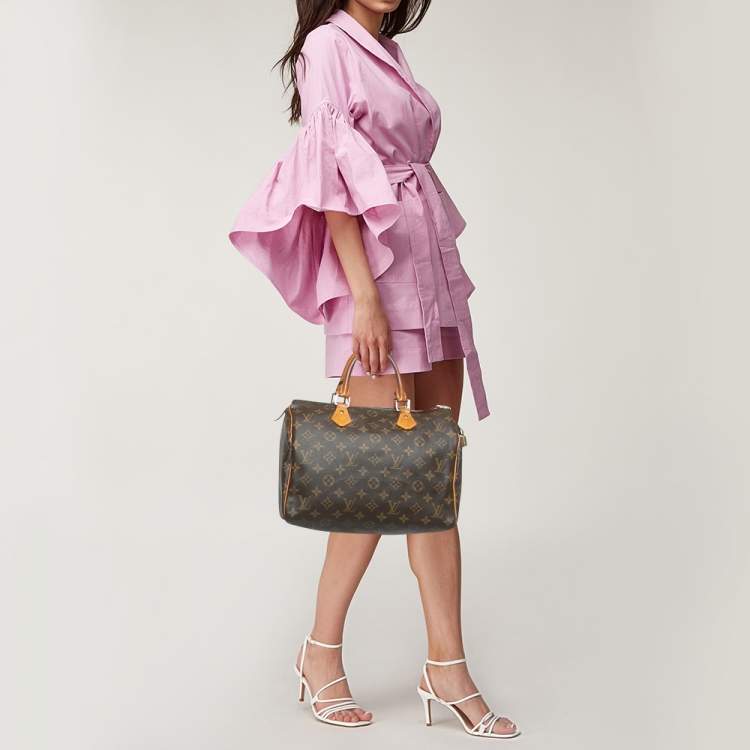Pre Owned Louis Vuitton Monogram Canvas Speedy 30 Bag
