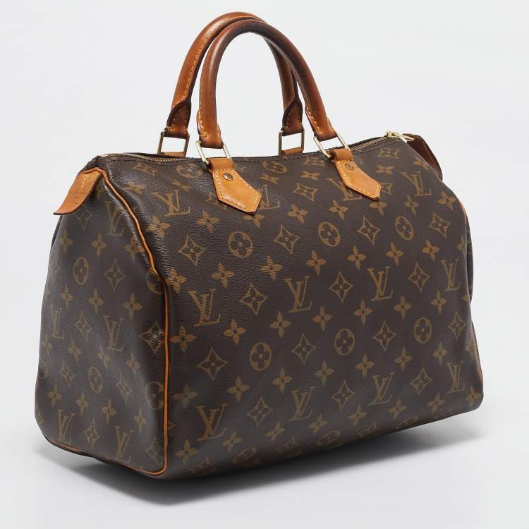 Pre Owned Louis Vuitton Monogram Canvas Speedy 30 Bag