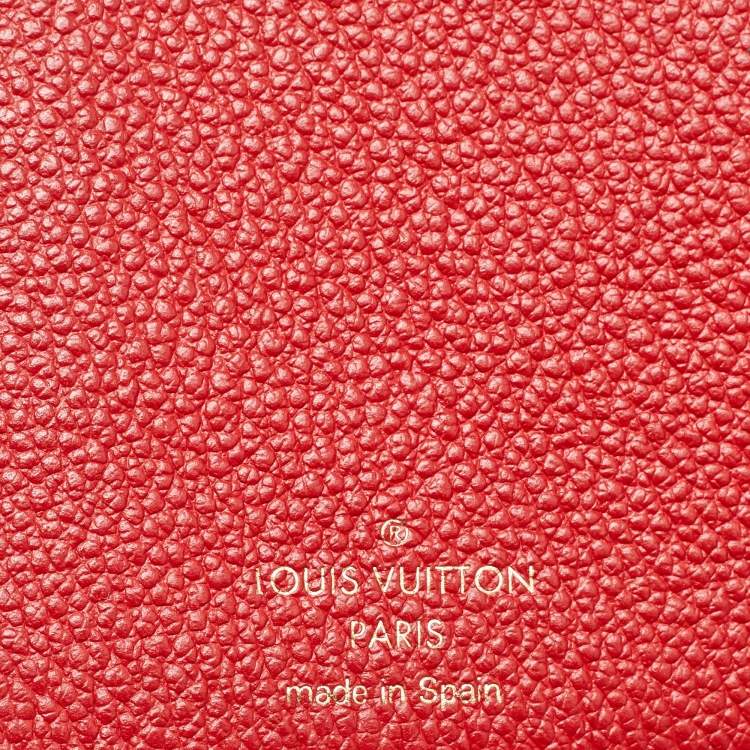 Pre Owned Louis Vuitton Cerise Monogram Canvas Pallas Compact Wallet