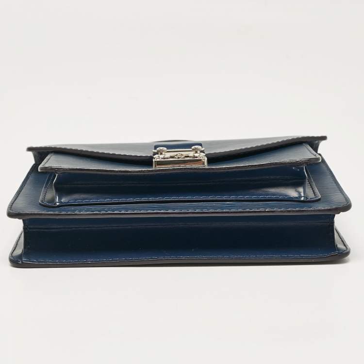 Pre Owned Louis Vuitton Indigo Epi Leather Monceau BB Bag