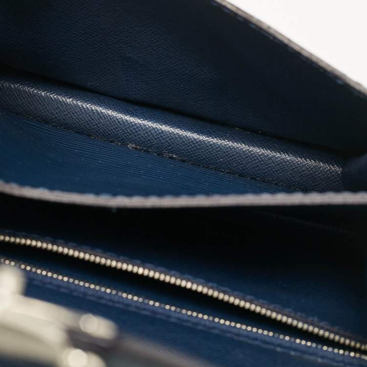 Pre Owned Louis Vuitton Indigo Epi Leather Monceau BB Bag