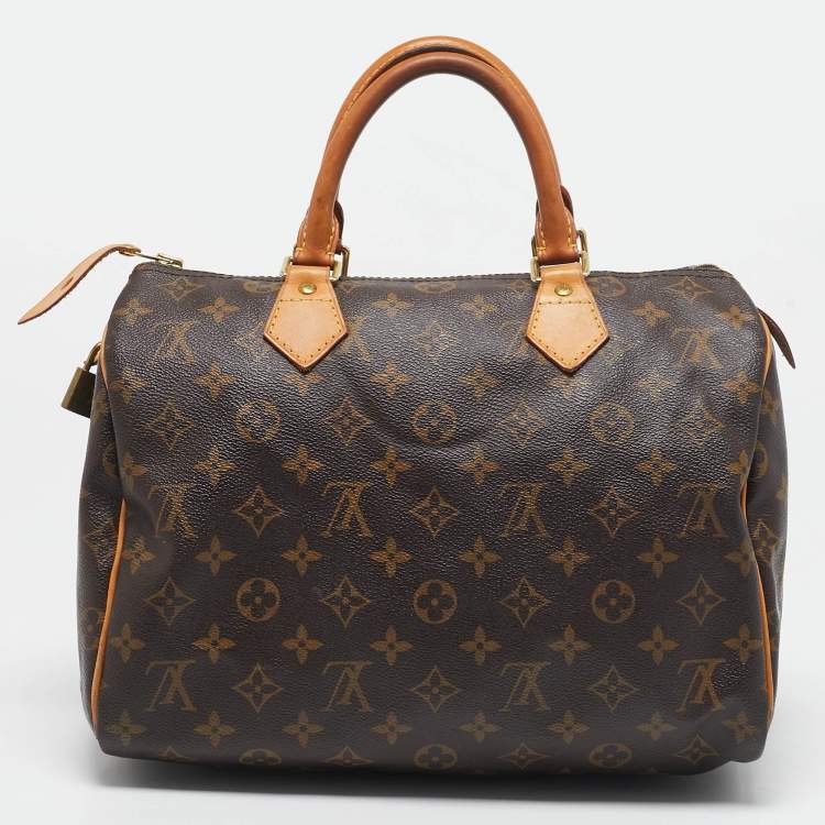 Pre Owned Louis Vuitton Monogram Canvas Speedy 30 Bag
