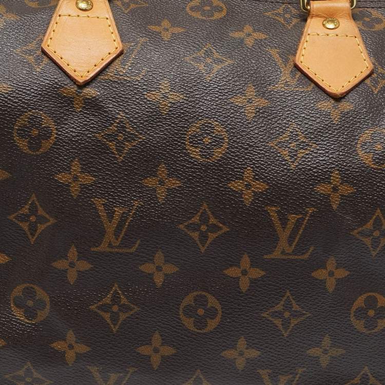 Pre Owned Louis Vuitton Monogram Canvas Speedy 30 Bag