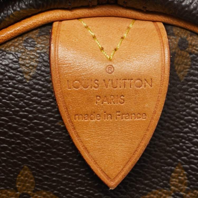 Pre Owned Louis Vuitton Monogram Canvas Speedy 30 Bag