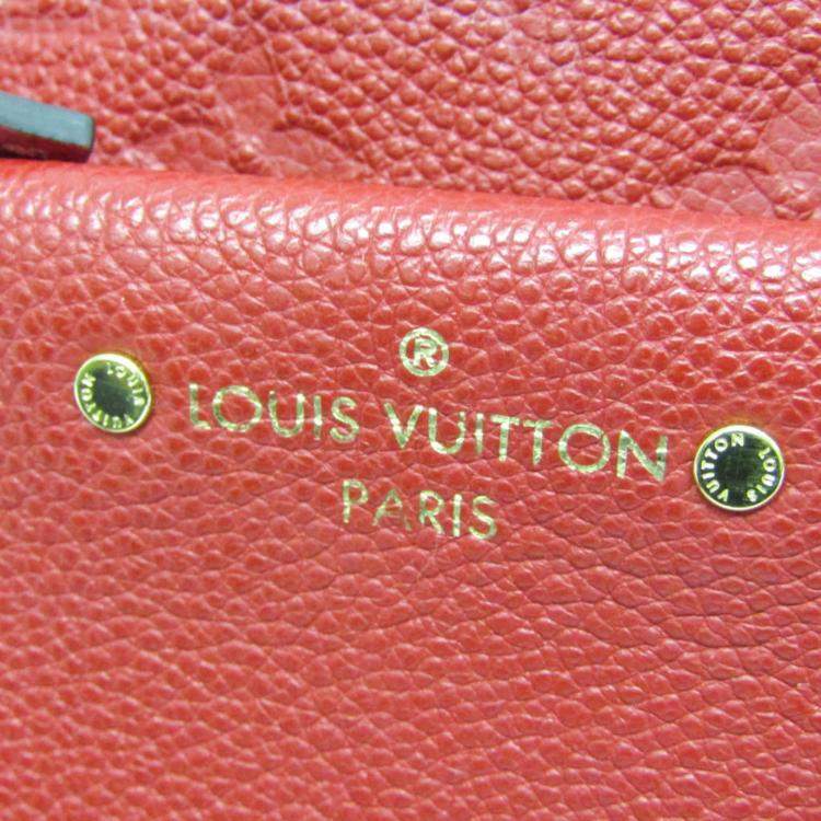 Pre Owned Louis Vuitton Cerise Monogram Empreinte Leather Sorbonne Backpack