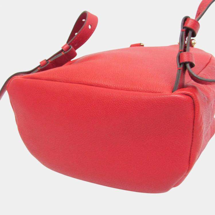 Pre Owned Louis Vuitton Cerise Monogram Empreinte Leather Sorbonne Backpack