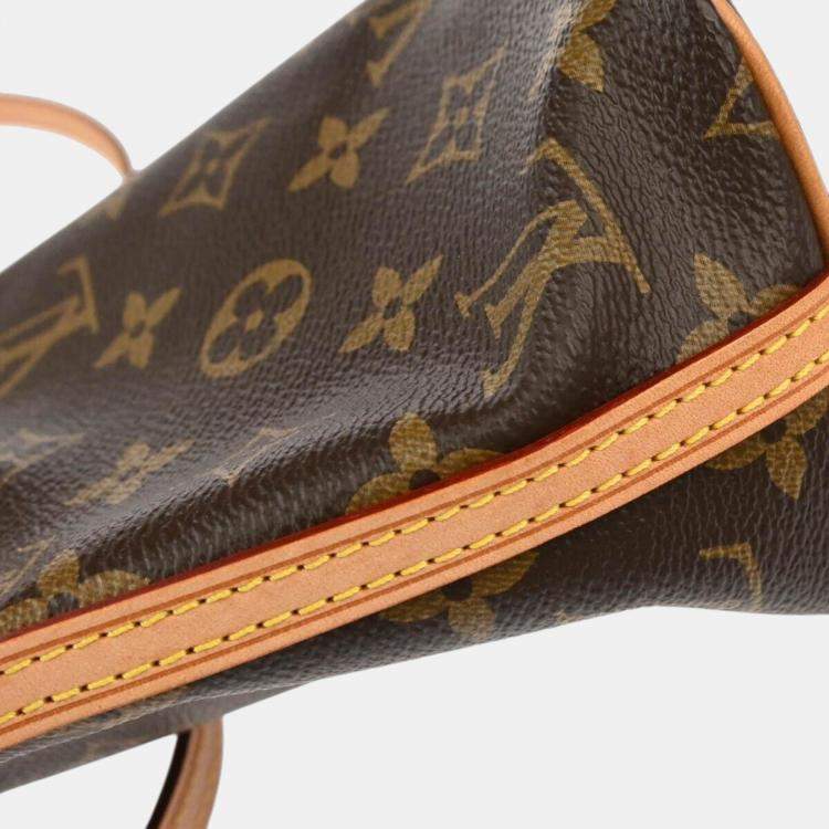 Pre Owned Louis Vuitton Brown Monogram Canvas Nano Noe Shoulder Bag
