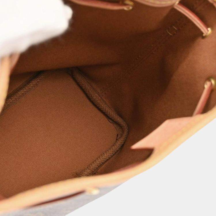 Pre Owned Louis Vuitton Brown Monogram Canvas Nano Noe Shoulder Bag