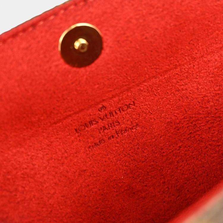 Pre Owned Louis Vuitton Brown Monogram Canvas Recital Handbag 