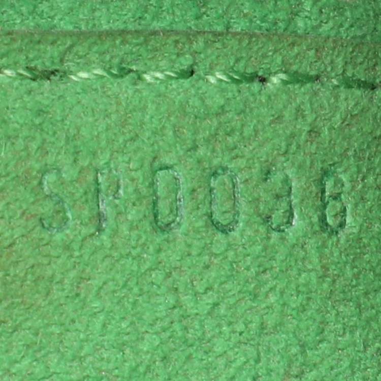 Pre Owned Louis Vuitton Green Monogram Perforated Canvas Limited Edition Speedy 30 Bag
