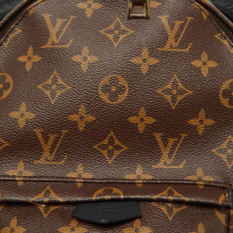 Pre Owned Louis Vuitton Black Monogram Canvas Palm Springs PM Backpack