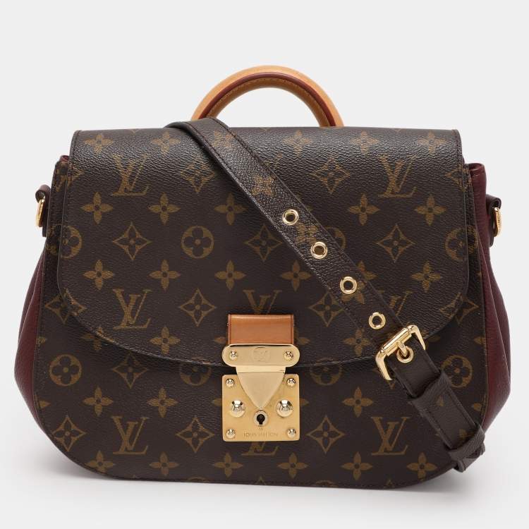 Pre Owned Louis Vuitton Bordeaux Monogram Canvas Eden MM Bag