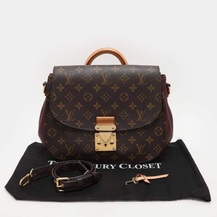 Pre Owned Louis Vuitton Bordeaux Monogram Canvas Eden MM Bag