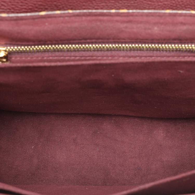 Pre Owned Louis Vuitton Bordeaux Monogram Canvas Eden MM Bag