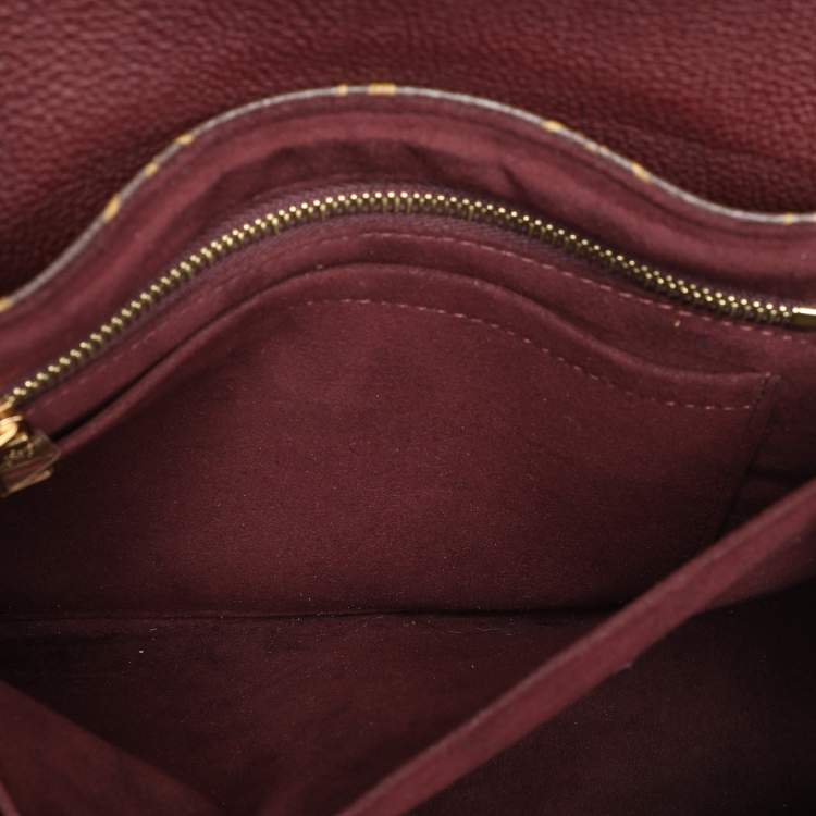 Pre Owned Louis Vuitton Bordeaux Monogram Canvas Eden MM Bag